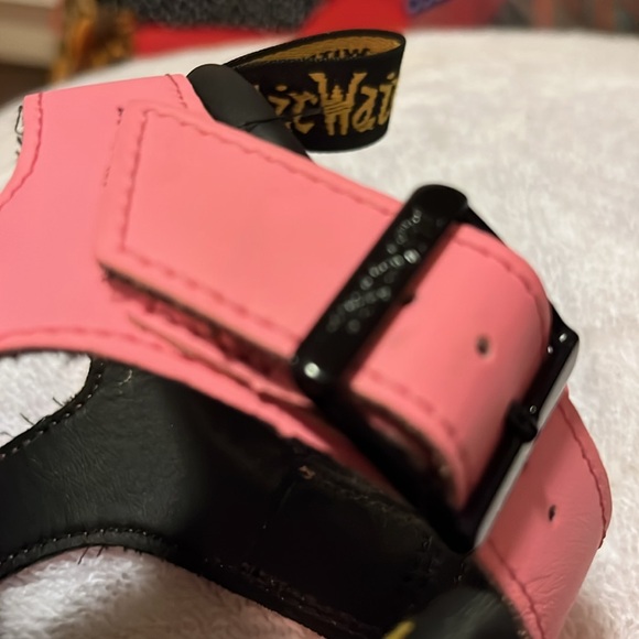 Dr. Martens Pink and Black Chunky Platform Sandals - Picture 5 of 12